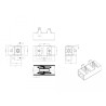 Delock LWL Kupplung für PCB SC Simplex Buchse zu SC Simplex Buchse Singlemode blau