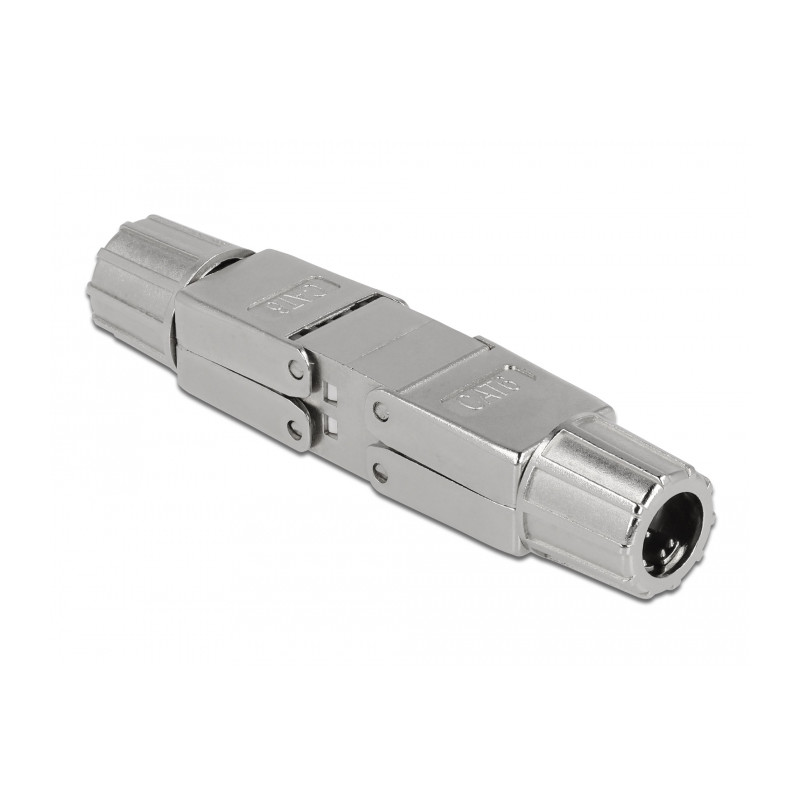 Delock Verbinder für Netzwerkkabel Cat.6 STP werkzeugfrei
