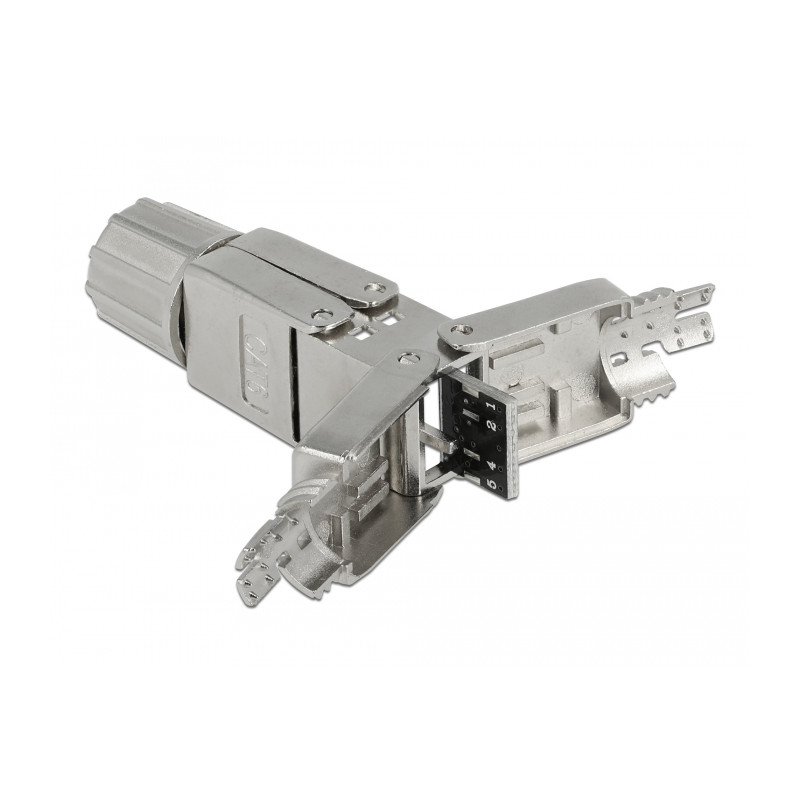 Delock Verbinder für Netzwerkkabel Cat.6 STP werkzeugfrei