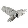 Delock Verbinder für Netzwerkkabel Cat.6 STP werkzeugfrei
