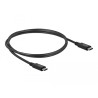 Delock USB4™ 40 Gbps Kabel koaxial 0,8 m