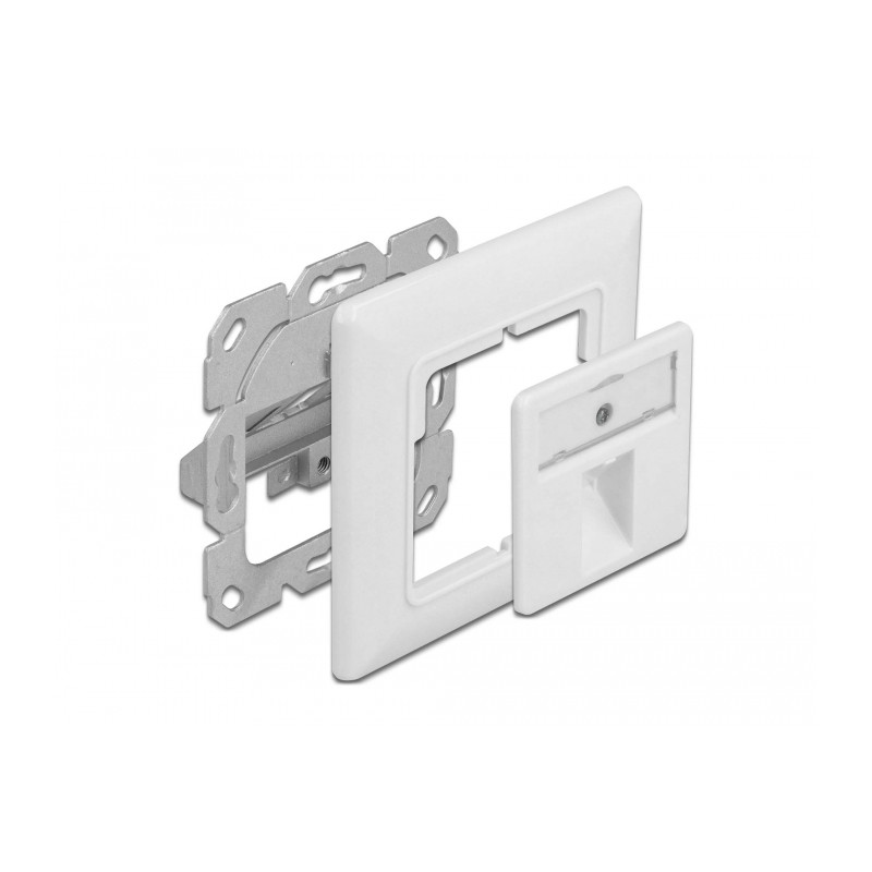 Delock Keystone Anschlussdose 1 Port kompakt