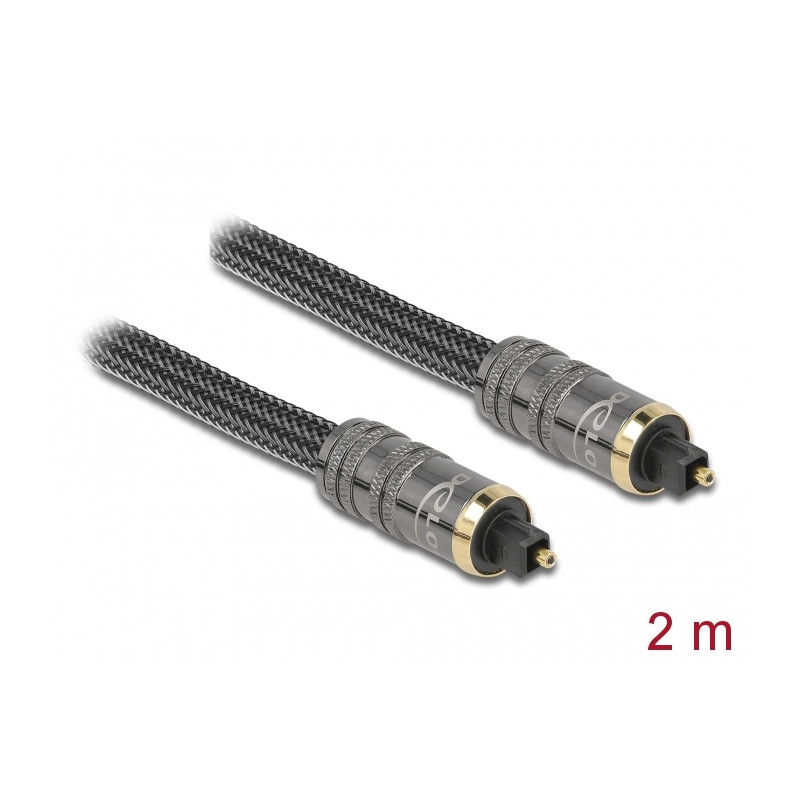 Delock TOSLINK Kabel Standard Stecker - Stecker 2 m