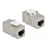 Delock Keystone Modul RJ45 Buchse zu RJ45 Buchse Cat.6A