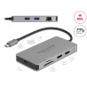 Delock USB Type-C™ Dockingstation 4K - Dual HDMI MST / USB 3.2 / SD / LAN / PD 3.0