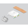 Delock Keystone Modul RJ45 Buchse zu LSA Cat.6A werkzeugfrei geschirmt