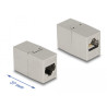 Delock Adapter RJ45 Buchse zu RJ45 Buchse Cat.6A Metall