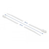 Delock Kabelbinder mit Befestigungsöse L 200 x B 4,8 mm weiß 10 Stück