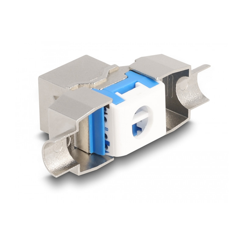 Delock Keystone Modul RJ45 Buchse zu LSA Cat.8.1 werkzeugfrei