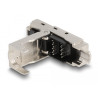 Delock RJ45 Stecker zu LSA mit Knickschutztülle und Staubschutz Cat.6A werkzeugfrei