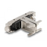 Delock RJ45 Verbinder LSA zu LSA mit Knickschutztülle Cat.6A werkzeugfrei