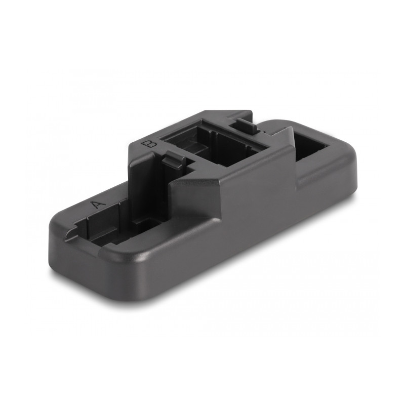 Delock Keystone LSA Set mit Auflegehalterung RJ45 / RJ11 Cat.6 schwarz