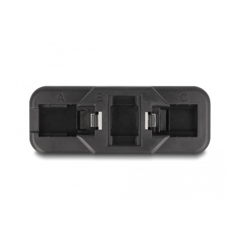 Delock Keystone LSA Set mit Auflegehalterung RJ45 / RJ11 Cat.6 schwarz
