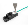 Delock Keystone LSA Set mit Auflegehalterung RJ45 / RJ11 Cat.6 schwarz