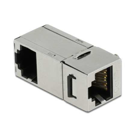 Delock Keystone Modul RJ45 Buchse zu RJ45 Buchse Cat.6A 90° gewinkelt