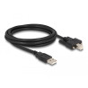 Delock Kabel USB 2.0 Typ-A Stecker zu Typ-B Stecker mit Schrauben 2 m
