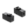 Delock Keystone Modul Klinkenbuchse 3,5 mm 4 Pin zu Klinkenbuchse 3,5 mm 4 Pin schwarz