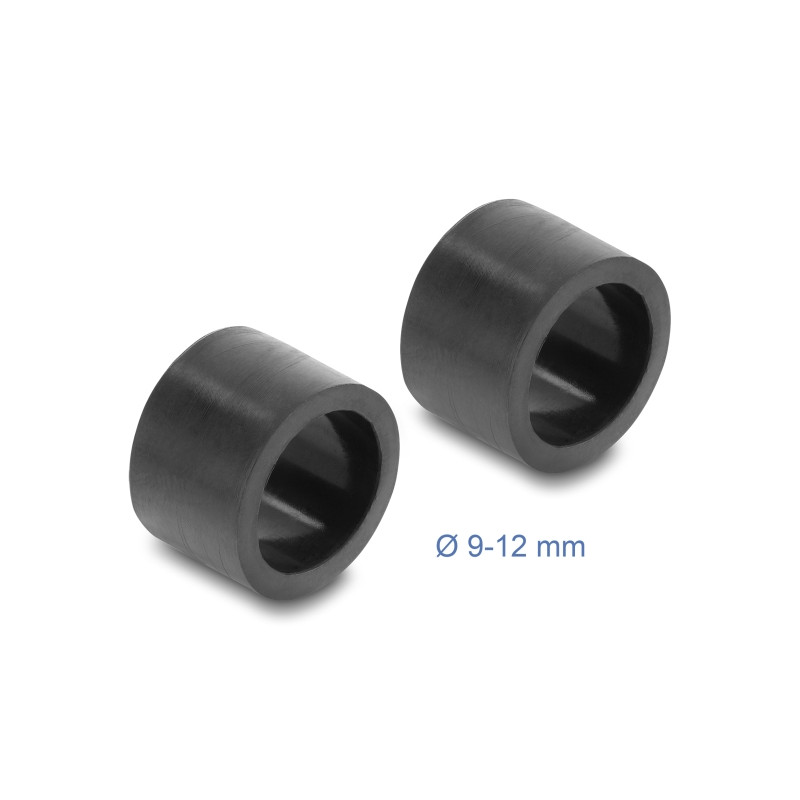 Delock Kabelverbinder mit Bajonettverschluss 3 Pin Stecker zu Buchse, IP68 wasserdicht für Kabeldurchmesser 5 - 9 mm, inkl. Dich