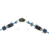 Delock Kabelverbinder RJ45 Buchse zu RJ45 Buchse Cat.6 mit M23 x 1,5 mm Gewinde 90° gewinkelt IP68 staub- und wasserdicht schwar