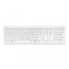 Delock USB Tastatur 2,4 GHz kabellos weiß (flach)