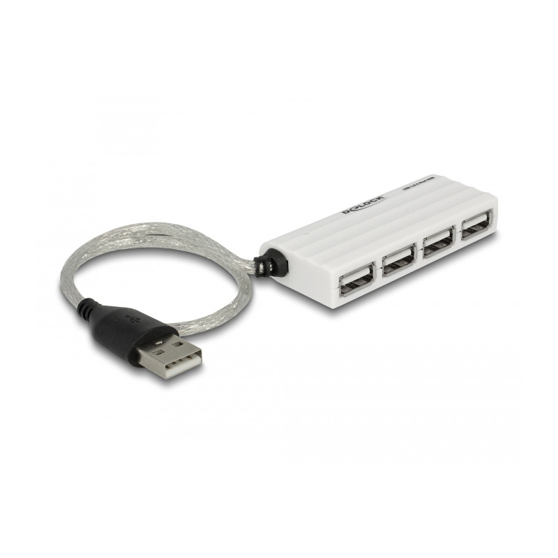 Delock USB 2.0 Externer Hub 4 Port