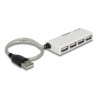 Delock USB 2.0 Externer Hub 4 Port