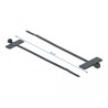 Delock Kabelbinder mit Beschriftungsfeld L 100 x B 2,5 mm schwarz 10 Stück