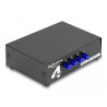 Delock Umschalter Audio / Video 4 Port manuell bidirektional