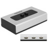 Delock Umschalter 4K HDMI 2 Port manuell bidirektional