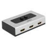 Delock Umschalter 4K HDMI 2 Port manuell bidirektional