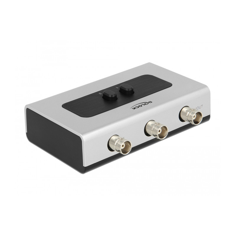 Delock Umschalter BNC 2 Port manuell bidirektional