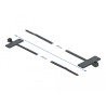 Delock Kabelbinder mit Beschriftungsfeld L 200 x B 2,5 mm schwarz 10 Stück