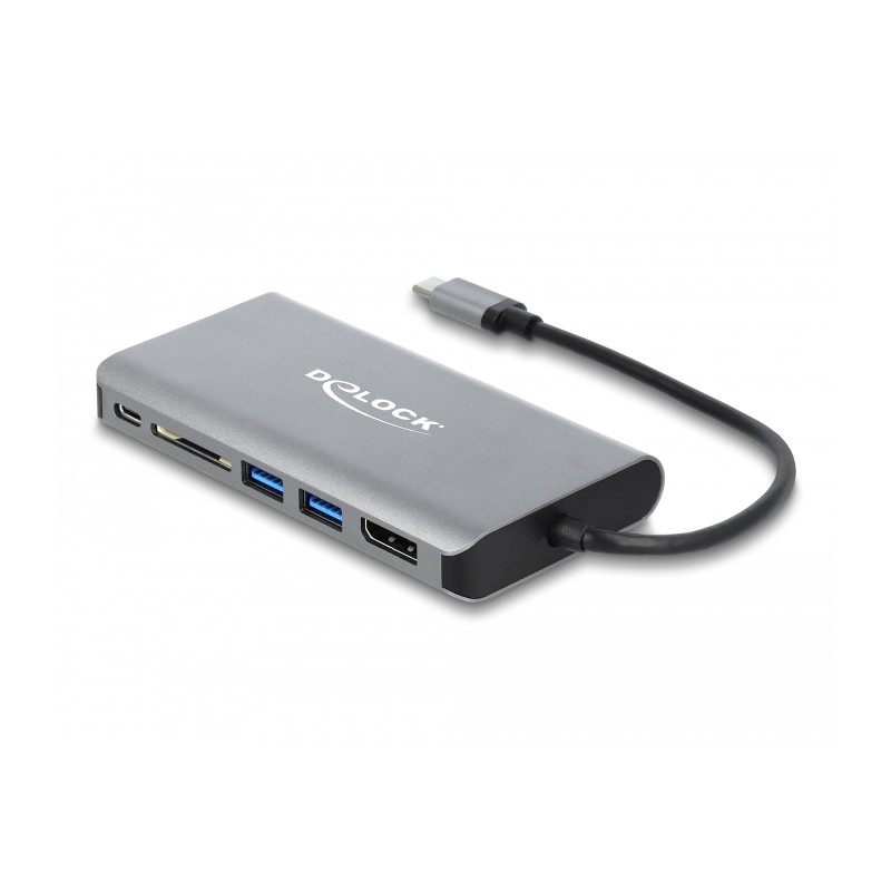 Delock USB Type-C™ Dockingstation 4K - HDMI / DP / USB / SD / LAN / PD 3.0