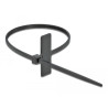 Delock Kabelbinder mit Beschriftungsfeld L 200 x B 2,5 mm schwarz 10 Stück