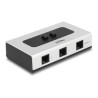 Delock Umschalter RJ11 2 Port manuell bidirektional