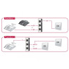 Delock Umschalter RJ11 2 Port manuell bidirektional