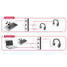 Delock Umschalter Klinke 3,5 mm 2 Port manuell bidirektional