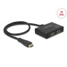 Delock HDMI Splitter 1 x HDMI in - 2 x HDMI out 4K 30 Hz