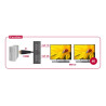 Delock HDMI Splitter 1 x HDMI in - 2 x HDMI out 4K 30 Hz