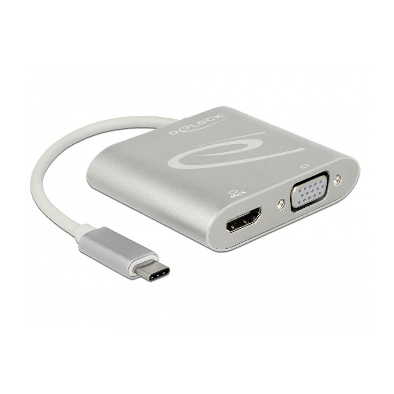 Delock USB Type-C™ Splitter (DP Alt Mode) - 1 x HDMI + 1 x VGA out