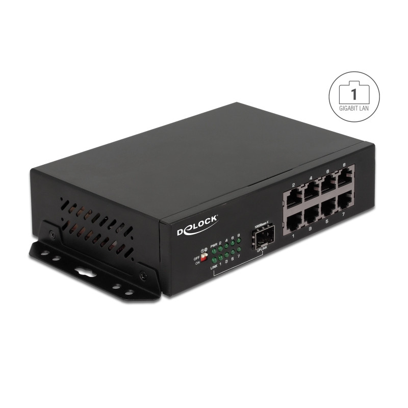 Delock Gigabit Ethernet Switch 8 Port + 1 SFP