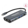 Delock USB Type-C™ 3.1 Dockingstation HDMI 4K 30 Hz, Gigabit LAN und USB PD Funktion