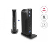 Delock USB Dockingstation Dual DisplayPort 4K / USB 3.2 / LAN / Audio (Displaylink)