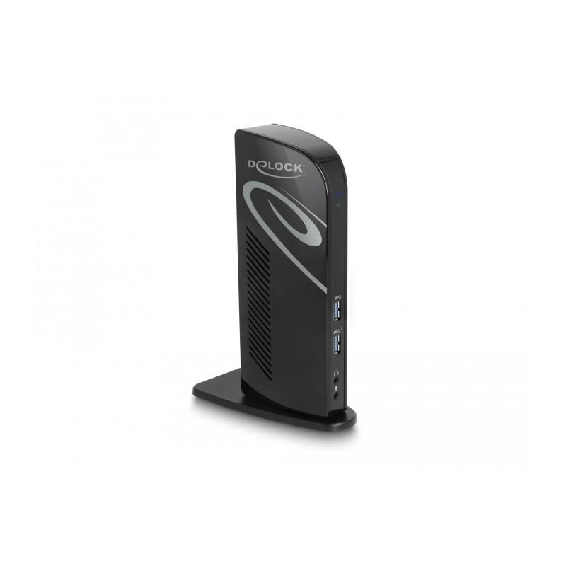 Delock USB Dockingstation Dual DisplayPort 4K / USB 3.2 / LAN / Audio (Displaylink)