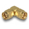 Delock Adapter SMA Stecker zu SMA Stecker 90°