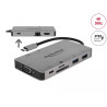 Delock USB Type-C™ Dockingstation 4K - HDMI / VGA / USB 3.1 / SD / LAN / PD 3.0