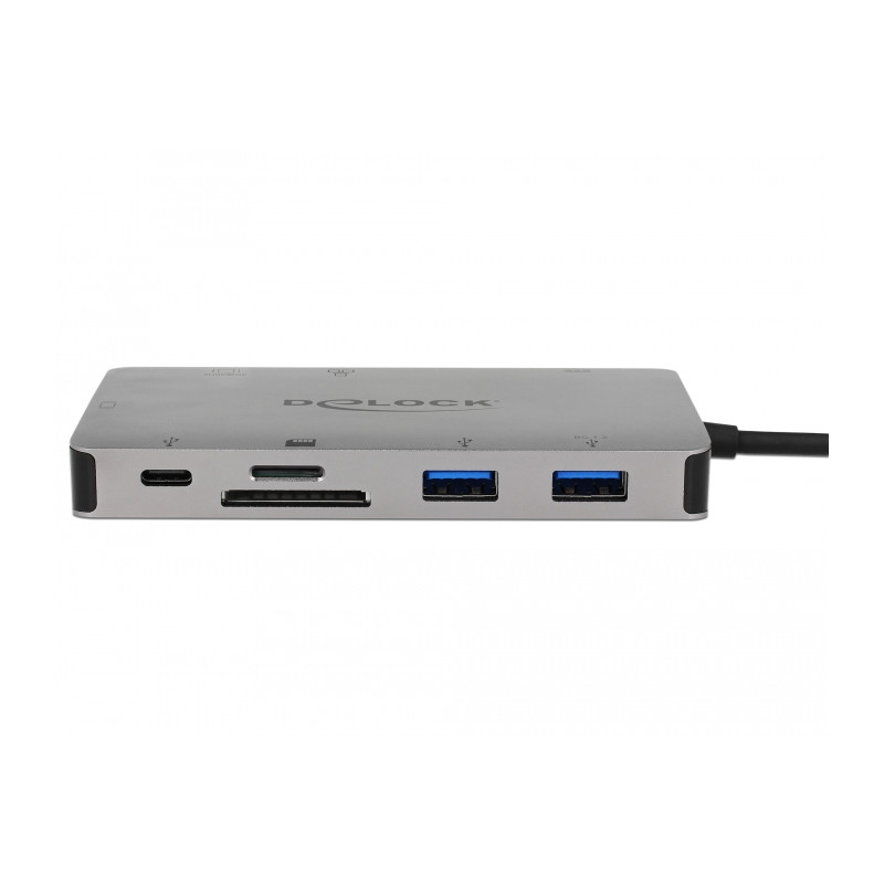 Delock USB Type-C™ Dockingstation 4K - HDMI / VGA / USB 3.1 / SD / LAN / PD 3.0