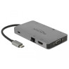 Delock USB Type-C™ Dockingstation 4K - HDMI / VGA / USB 3.1 / SD / LAN / PD 3.0