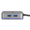 Delock USB Type-C™ Dockingstation für Mobilgeräte 4K - HDMI / Hub / LAN / PD 3.0 mit LED Beleuchtung