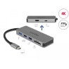 Delock USB Type-C™ Dockingstation für Mobilgeräte 4K - HDMI / Hub / SD / PD 2.0